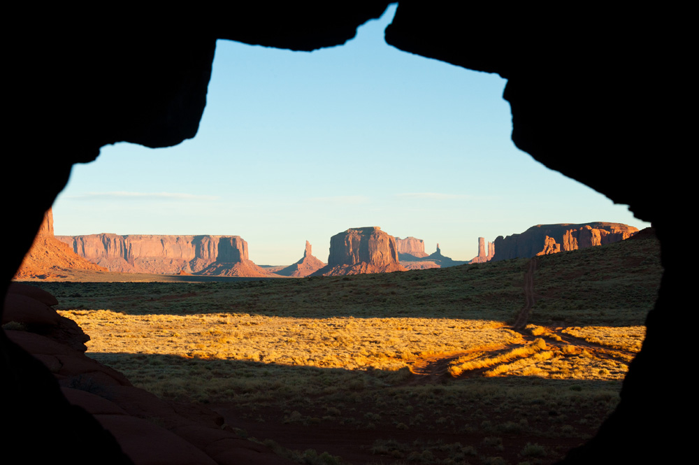 Monument Valley Through an Arch.jpg